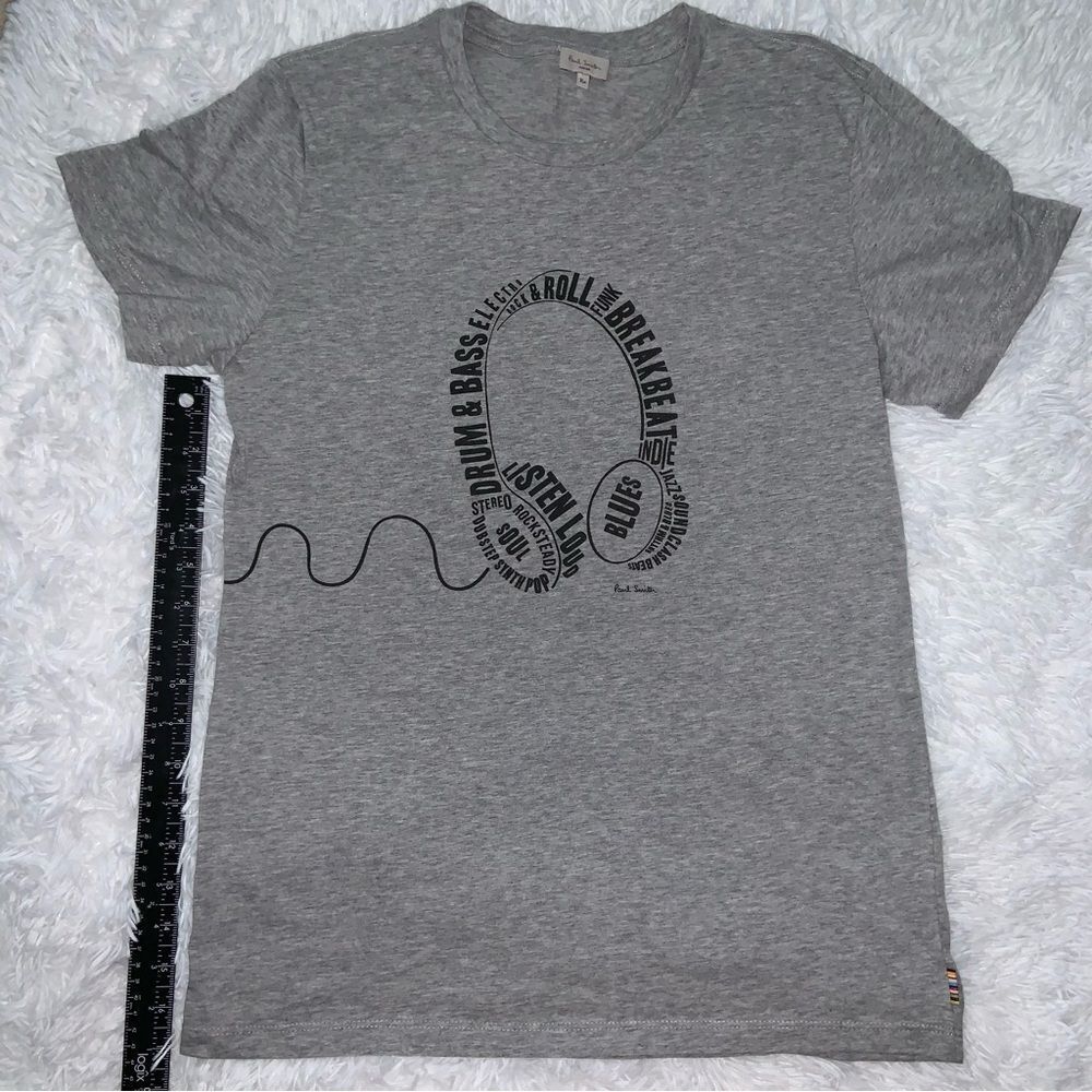 Sz 16A Grey Paul Smith Juniors Tee Shirt with Headphones